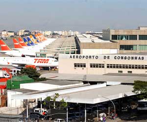 Imagem externa do Aeroporto de Congonhas / So Paulo
