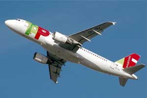 Imagem externa de um avio da TAP Portugal