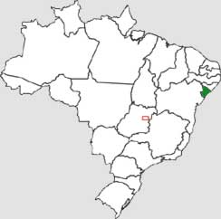 Mapa de Sergipe